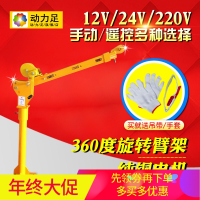 洋子(YangZi)车载吊机货车起重机24V/220V手动悬臂吊卷扬机小型吊运机