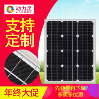 洋子(YangZi)60W太阳能电池板家用光伏发电12v电瓶太阳能发电板单晶60瓦