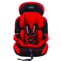麦凯 汽车儿童安全座椅便携式车载婴儿宝宝小孩子坐椅9个月-12岁 红色S320-15F