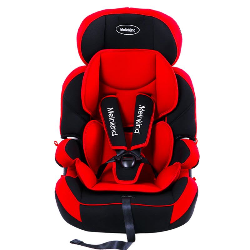 麦凯 汽车儿童安全座椅便携式车载婴儿宝宝小孩子坐椅9个月-12岁 红色S320-15F图片