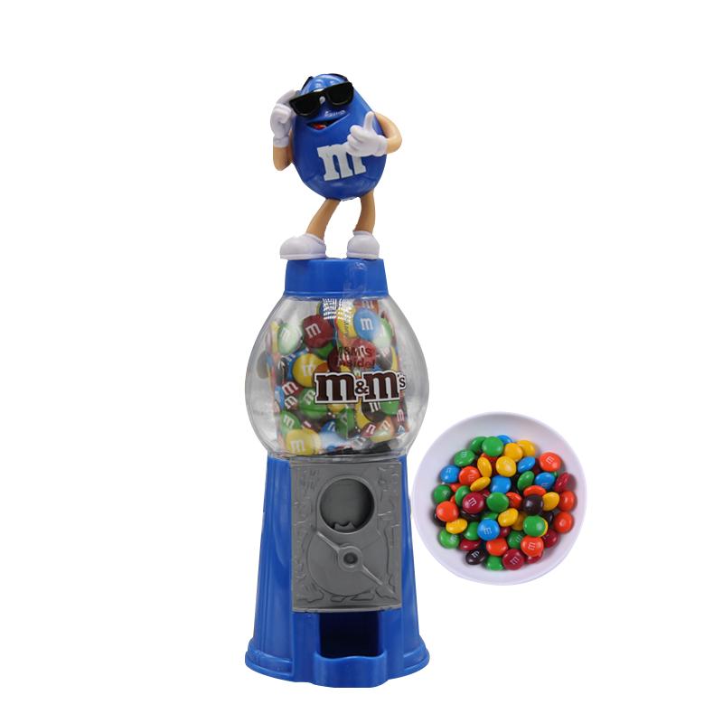 m&ms巧克力 m&ms 进口 mm豆 糖果巧克力豆 儿童玩具 7寸糖果机 内含
