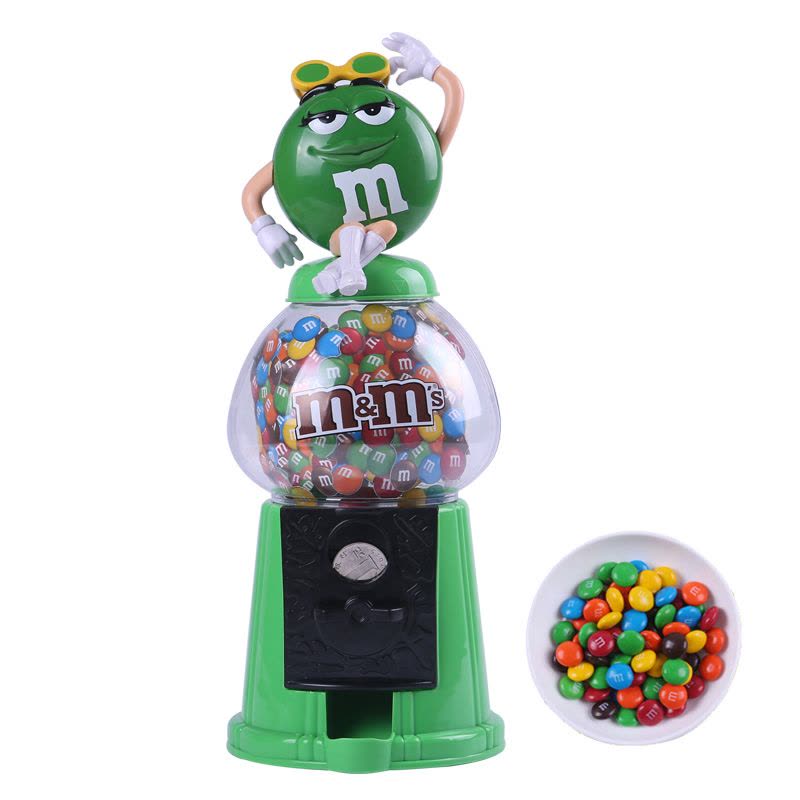 M&M’s 进口 mm豆 糖果巧克力豆 儿童玩具 8.5寸糖果机 内含39gmm巧克力豆图片