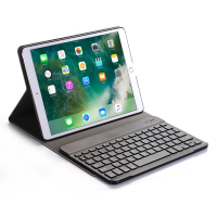 2018年新款iPad9.7寸蓝牙键盘保护套无线二合一可拆卸多功能 苹果air2 Pro9.756平板电脑全包商务皮套