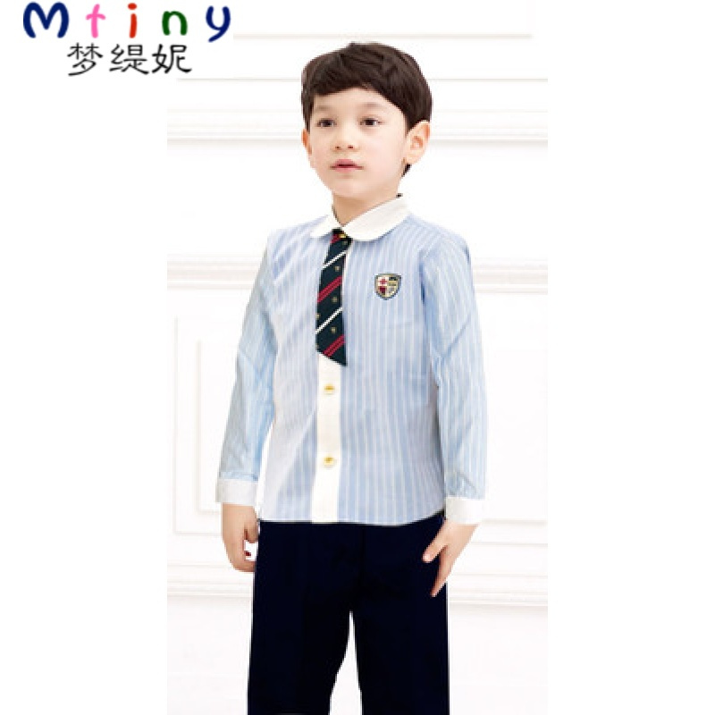 Mtiny日韩校服定制中小学生校服夏季幼儿园园服夏装英伦班服儿童套装潮