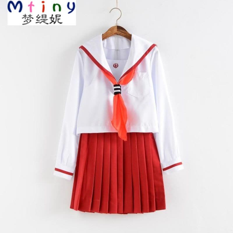 Mtiny学生装JK制服套装日系软妹学院风校服班服女高中正统淑女水手服图片