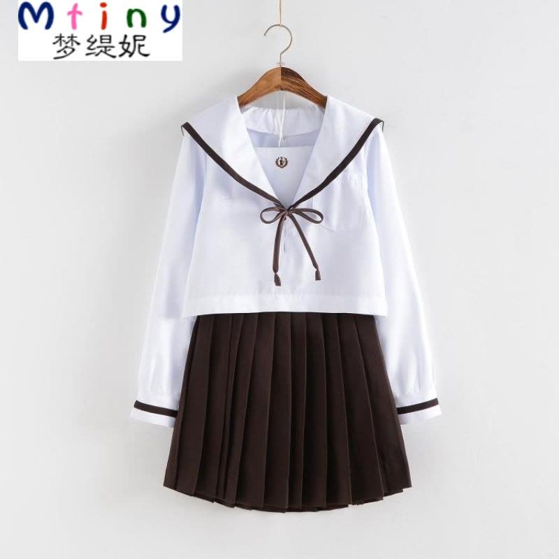 Mtiny学生装JK制服套装日系软妹学院风校服班服女高中正统淑女水手服图片