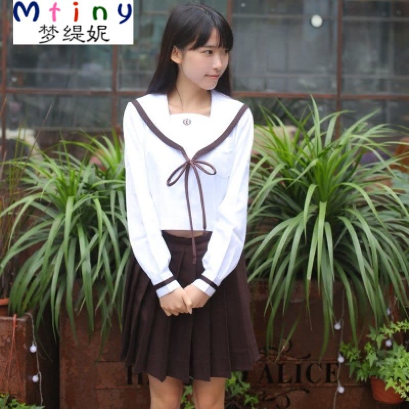 Mtiny学生装JK制服套装日系软妹学院风校服班服女高中正统淑女水手服图片