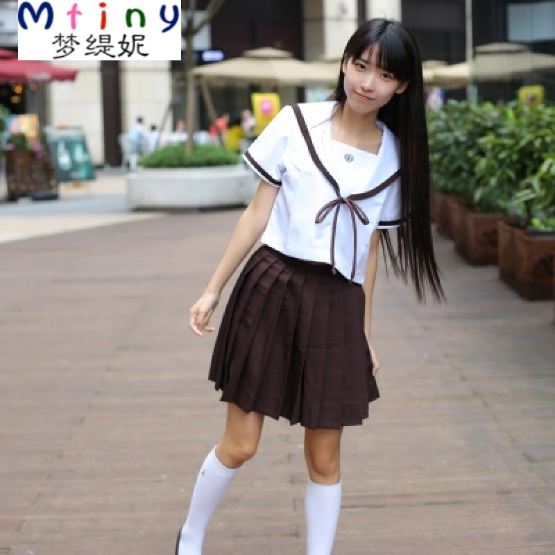 mtiny學生裝jk制服套裝日系軟妹學院風校服班服女高中正統淑女水手服