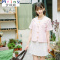 Mtiny日系风正统校服班服JK制服粉色小清新女学生短袖水手服百褶裙套装