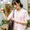 Mtiny日系风正统校服班服JK制服粉色小清新女学生短袖水手服百褶裙套装
