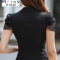 Mtiny亦枫夏装韩版职业西服修身短袖小西装 大码 品质女装