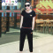 Mtiny17大夏季韩版少女中学生棉质码短袖七分裤卫衣两件套休闲运动套装