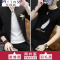 Mtiny男士外套春秋装潮流薄款夹克 夏季新款衣服韩版修身学生防晒衣