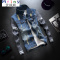 Mtiny 春季新款男士韩版休闲牛仔外套破洞修身复古夹克男装上衣服潮