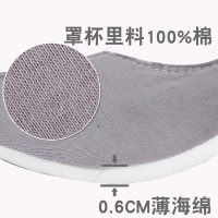 上新款 夏季定型薄款内衣女高中学生无钢圈纯棉薄模杯胸罩少女发育期文胸