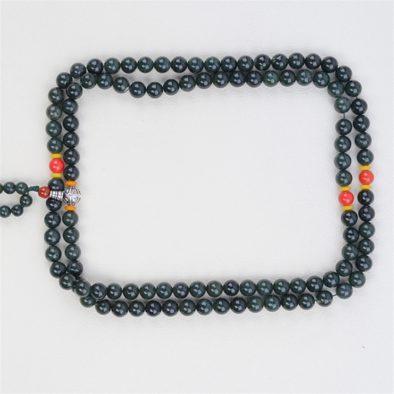 西藏班戈玉佛珠108颗