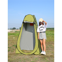 洗澡帐篷闪电客户外更衣厕所卫生间简易淋浴棚野外保暖浴罩换衣加厚露营