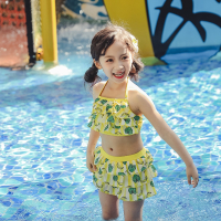 儿童泳衣闪电客男童女童宝宝连体游泳衣小童中大童分体长短袖温泉泳衣