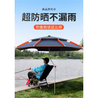 钓鱼伞闪电客加厚防晒垂钓防晒折叠防暴雨双万向雨伞遮阳伞大钓伞