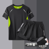 闪电客男士游泳衣防尴尬泡温泉套装泳裤紧身速干衣平角夏季沙滩裤装备