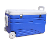 大容量海钓箱保温箱冰袋冷藏箱保冷钓鱼冰箱食品送餐带轮商用摆摊