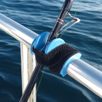 U型竿架护栏用简易支架卡竿架鱼竿架钓鱼装备船钓竿架