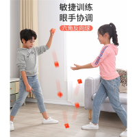 六角反应球变向球灵敏反弹球闪电客儿童网球羽毛球乒乓球敏捷速度训练器