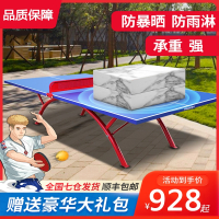 闪电客室外乒乓球桌防晒防雨乒乓球桌家用室外smc乒乓球台案子