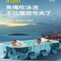 闪电客大型支架游泳池儿童家用可折叠免充气泳池家庭户外小孩移动戏水池