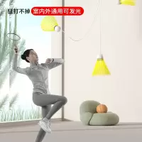 羽毛球训练器闪电客单人回弹自打悬挂式固定儿童室内线吸盘回旋个人