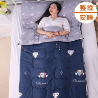 睡袋闪电客大人户外露营成人单人室内冬季加厚防寒便携四季儿童学生午休