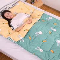 闪电客大人睡袋成人单人春秋冬季加厚寒办公室学生儿童午睡踢被