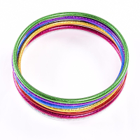 闪电客小学生幼儿园早操儿童表演彩管呼啦圈幼儿园镭射彩色体操呼啦圈