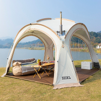 闪电客帐篷户外穹顶客厅遮阳棚晒野外露营装备野营风