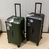 闪电客行李箱26寸刹车万向轮外贸拉杆箱拉链密码皮箱男