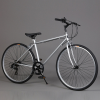 闪电客26寸复古公路自行车城市快单车成人男式平把变速自行车大学生