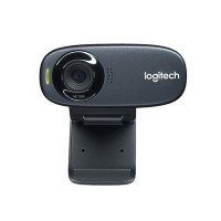 罗技(Logitech) C310电脑摄像头 高清网络视频笔记本YY主播带麦克风高清摄像黑色上网课视频