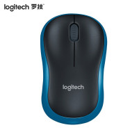 罗技（Logitech）M186 笔记本台式电脑办公家用USB光电小型无线鼠标