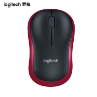 罗技（Logitech）M186 笔记本台式电脑办公家用USB光电小型无线鼠标