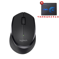 Logitech/罗技M275光电无线鼠标USB电脑笔记本游戏办公-黑色