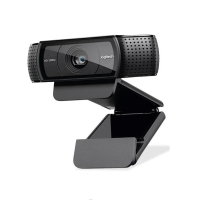 罗技（Logitech）Pro C920摄像头电脑台式YY主播直播摄像头美颜高清摄像头黑色