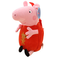 小猪佩奇Peppa Pig粉红猪小妹男女孩卡通儿童背包毛绒玩具