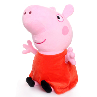 小猪佩奇PeppaPig粉红猪小妹毛绒玩具正版佩佩猪娃娃公仔玩偶