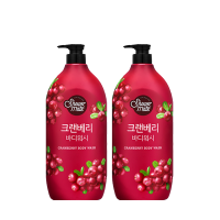 韩国 Aekyung 爱敬 科娜洗丝 沐浴伴侣蔓越莓精华沐浴露 500g 两件装