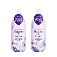 韩国 Aekyung 爱敬 科娜洗丝 紫色优雅香氛沐浴露 500ml 两件装
