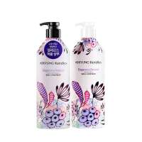 韩国 Aekyung 爱敬 科娜洗丝 优雅香氛洗护套装:洗发露 600ml+护发素 600ml