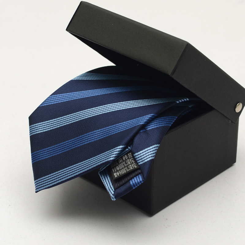 2020款】男正装商务领带新郎结婚单位定做 9cm宽韩版职业黑蓝红可定制领带