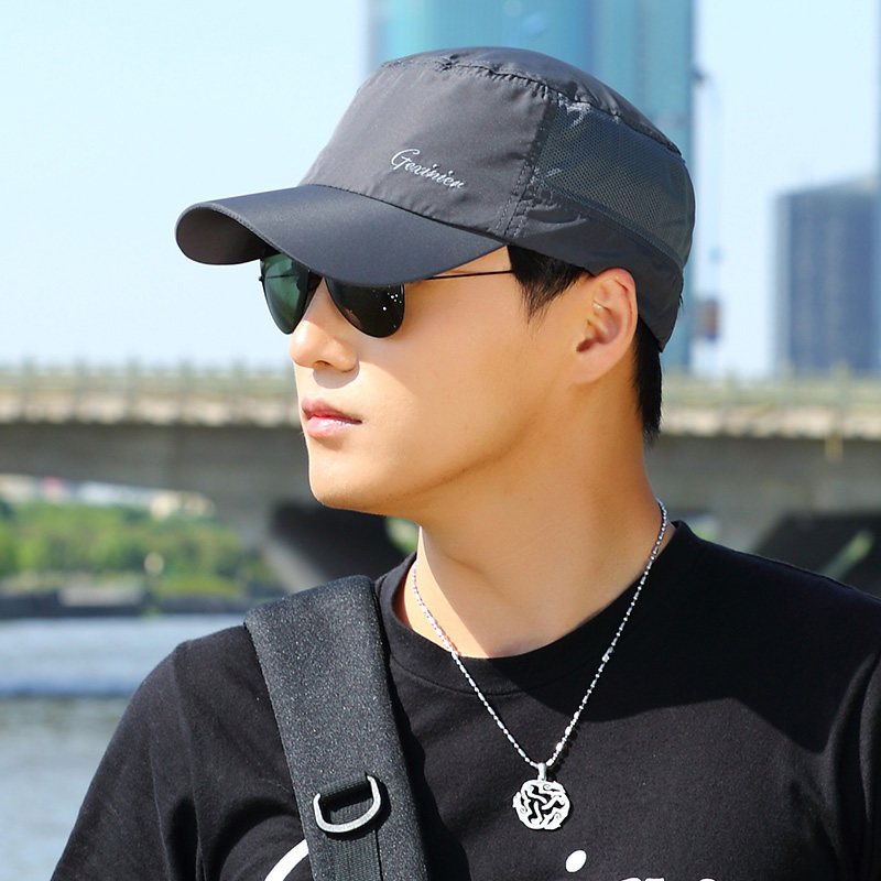 818款帽子男夏天户外军帽太阳帽休闲钓鱼帽平顶帽速干帽女