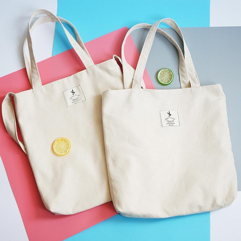 818款白日梦长新款帆布包韩版时尚女包森女文艺空白纯色单肩斜跨包