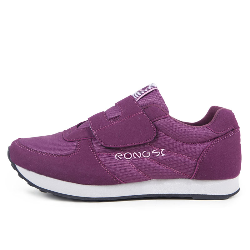 荣仕健康老人鞋秋冬中老年健步鞋女软底防滑妈妈运动鞋老人跑步鞋